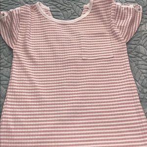 Pink striped shirt